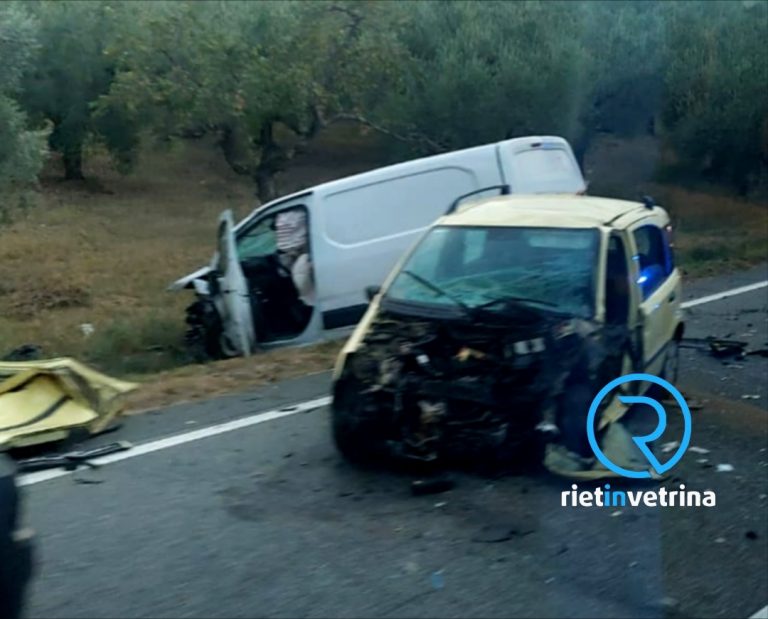 Incidente stradale sulla Salaria per Roma altezza Borgo Santa Maria