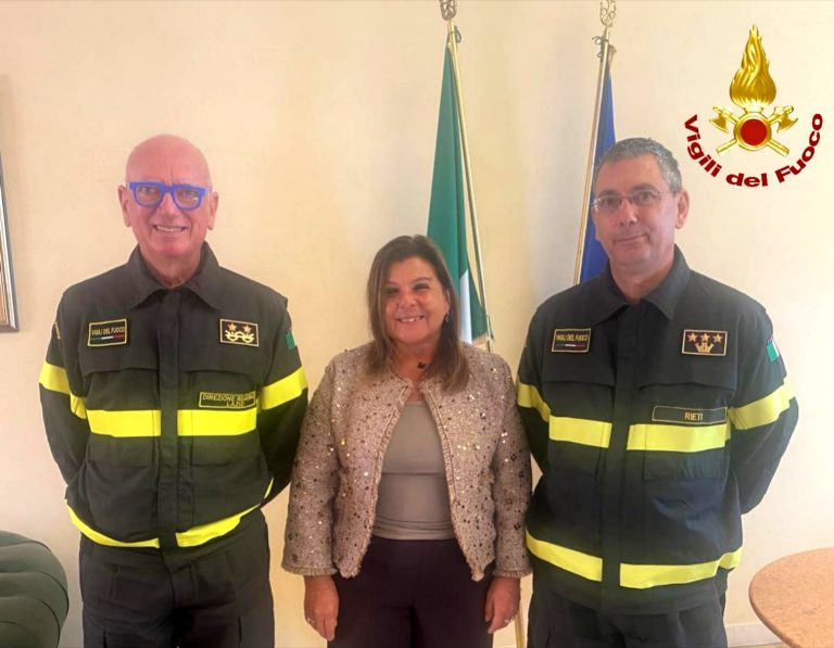 VVF, l’ing. Porrovecchio incontra il prefetto Niglio ed il comandante Petrizza