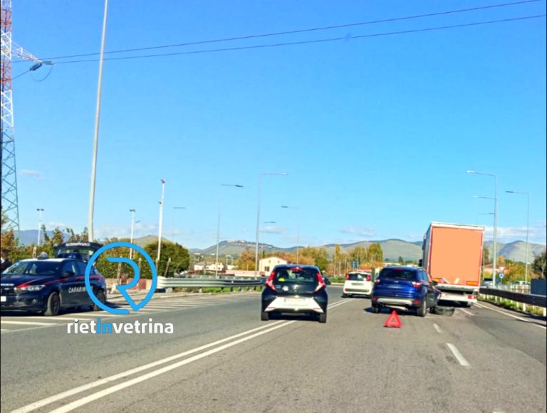 Incidente SUV – camion nella Salaria per Roma