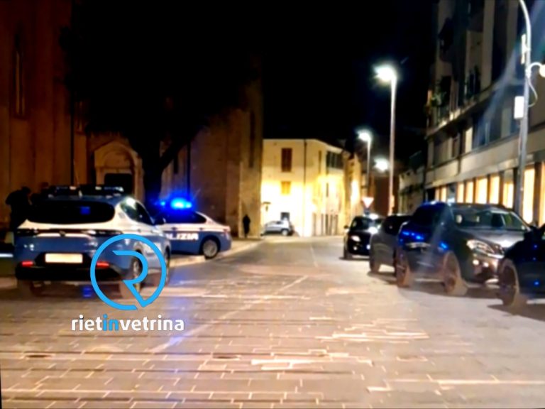 Polizia di Rieti seda violenta lite tra due gruppi di ragazzi davanti Sant’Agostino