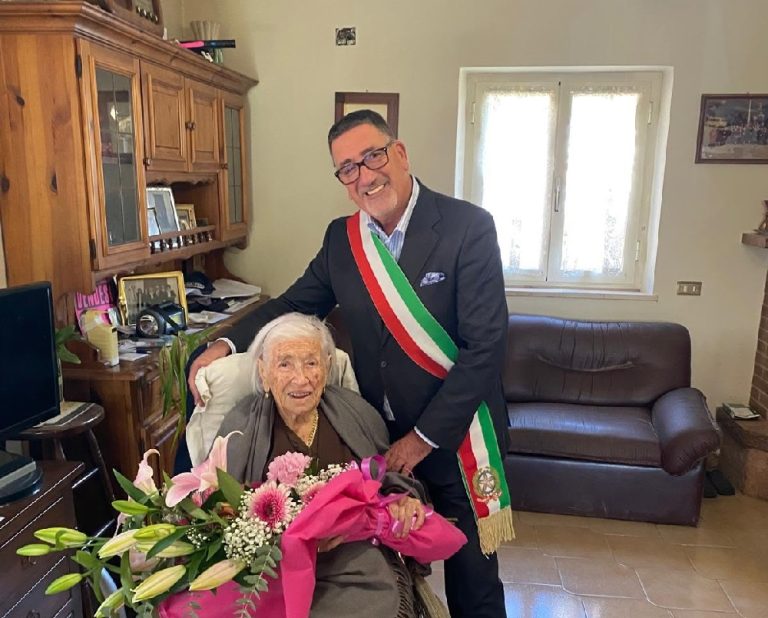 101 anni per Pierina Canali: Casperia festeggia la nonna ultra centenaria
