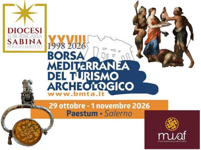 La Pro Loco Fara in Sabina APS torna alla Borsa Mediterranea del Turismo Archeologico di Paestum con il Museo Diocesano Sabino di Poggio Mirteto