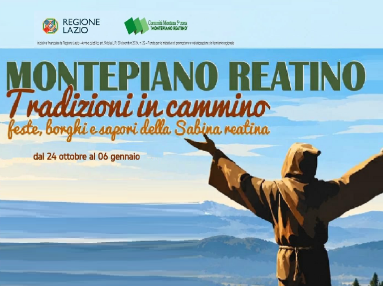 Al via “Tradizioni in Cammino: Feste, Borghi e Sapori della Sabina reatina”
