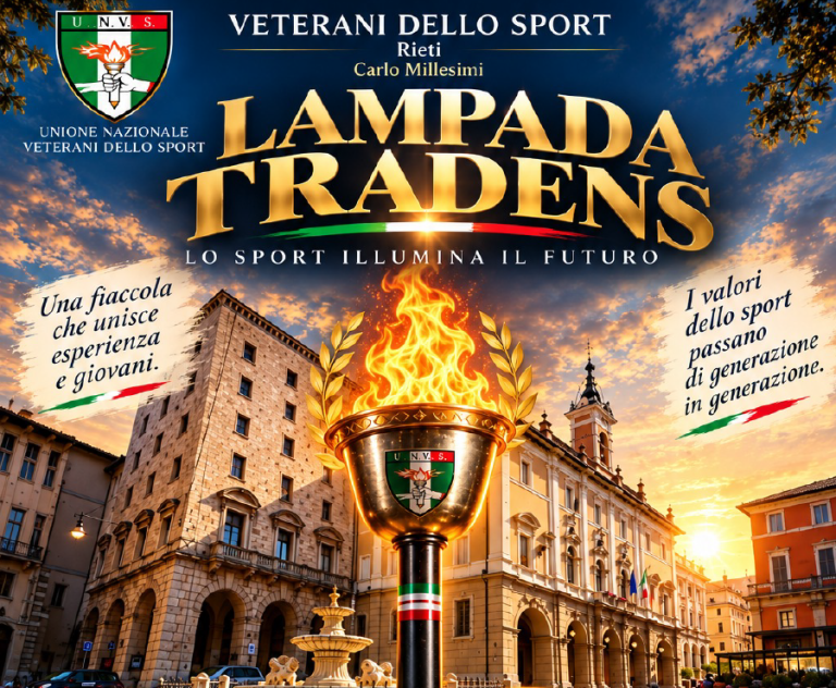 A Rieti il 17 ottobre la Fiaccola Tradens. Saranno protagonisti: Angelica Ferella, Fabio Spadoni, Angelica Capponi Angelica e Moreno Rinaldi