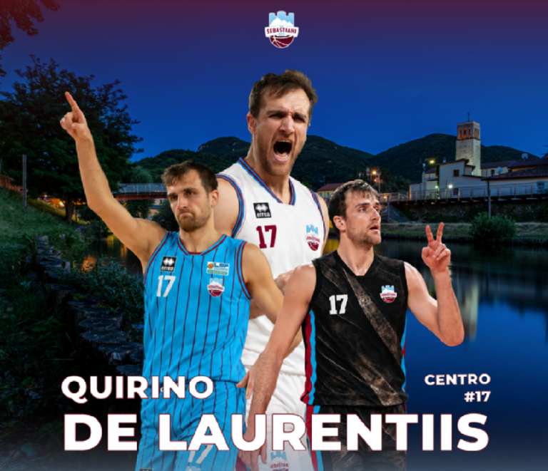 Quirino De Laurentiis è un nuovo giocatore della Sebastiani Rieti: “Arrivo per dare una mano ai ragazzi”